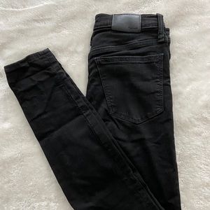 Madewell Roadtripper Skinny Jeans Black